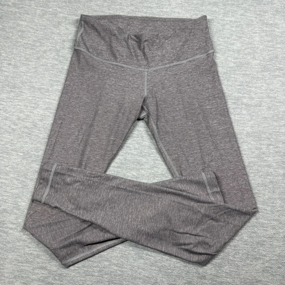 Lululemon Athletica Leggings Women 6 Gray Heathered High‎ Rise Yoga Athletic Gym
